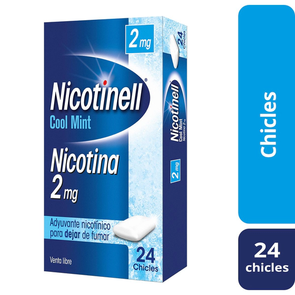 Nicotinell Chicles Cool Mint 2mg X24 unidades