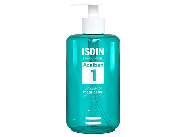 Gel Limpiador Matificante Isdin Teen Skin X 400 Ml
