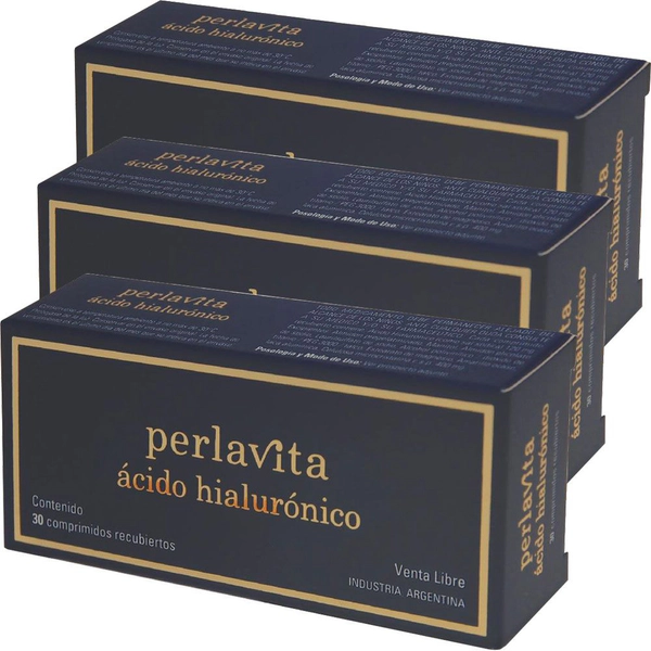 Combo X 3 Ácido Hialuronico 30 Comprimidos