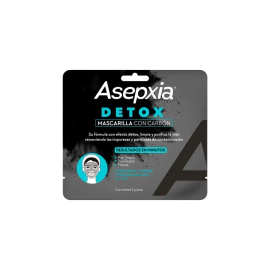 Mascarilla Asepxia Detox Con Carbón 1 Un