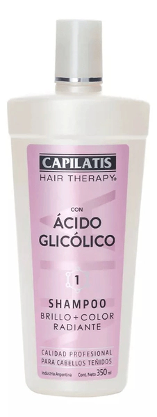 Capilatis Shampoo Con Acido Glicólico Cabellos Teñidos 350ml