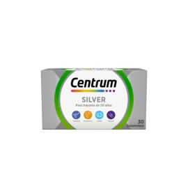 Centrum Silver +50 Años Multivitamínico Multimineral 30 Cmp