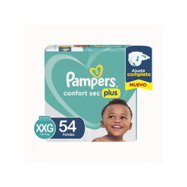 Pañales Pampers Confort Sec Max Extra Extra Grande 54 U