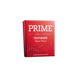 Preservativos Prime Texturado X3Un