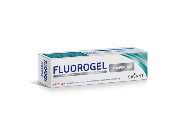 Fluorogel Pasta Dental x60gr Terapeutico 1% Fruta gel