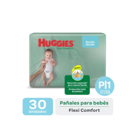 Huggies Pañales Active Sec Talle P 30 Un