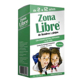 Zona Libre Para Liendres Y Piojos Crema Enjuague 200ml