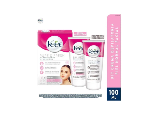 Crema Facial Veet Kit x 50ml + 50ml