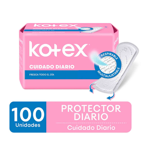 Protector diario cuidado diario (100 unidades)