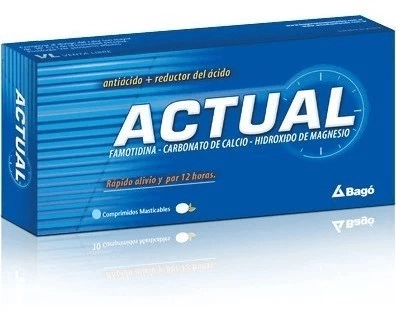 Antiácido Actual Alivio Inmediato 30 comprimidos masticables