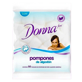 Pompones de algodón 50 unidades