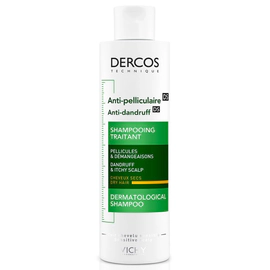 Shampoo Vichy Dercos Anticaspa Para Cabello Seco 200 Ml