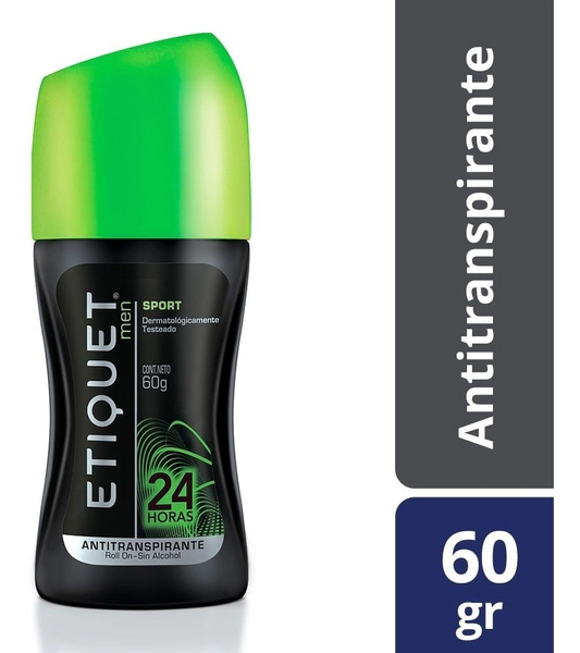 Etiquet Men Sport Antitranspirante Roll On 60g