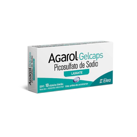 Agarol Gelcaps Laxante 10 Cápsulas