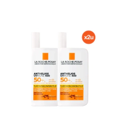 Protector Solar Anthelios Uv Mune Fluido Invisible Fps50 X50Ml X2