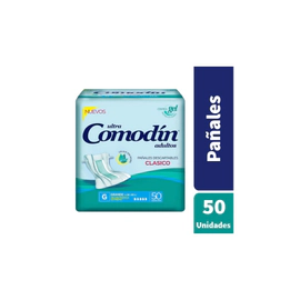 Pañales Descartables Adultos Comodin Ad Clasico G X 50