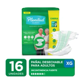 Pañal Adulto Plenitud Classic Extra Grande X16Un
