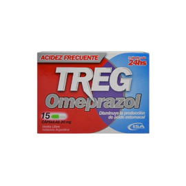 Treg Omeprazol 20 Mg 15 Cápsulas