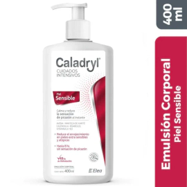 Caladryl Emulcion Corporal Cuidados Intesivos Piel Sensible 400 Ml