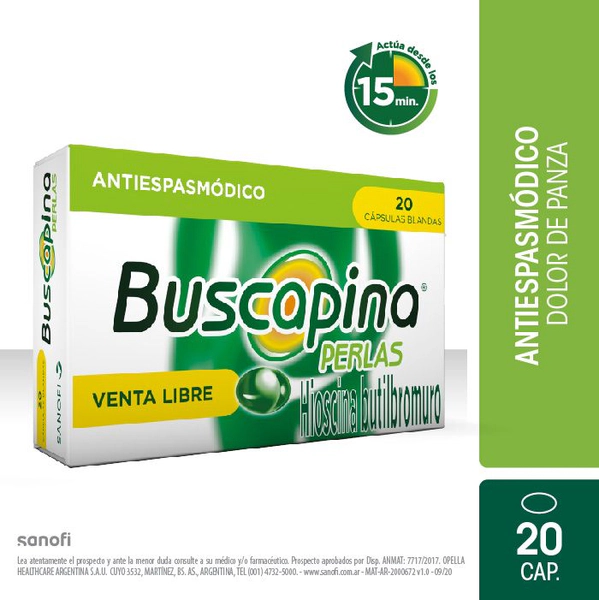 Buscapina Perlas Antiespasmódico x 20