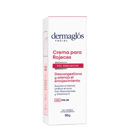 Crema Dermaglós Para Rojeces Con Fps 30 X50G