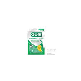 G.U.M Flossers Original Hilo Dental Con Mango Menta Refrescante 20 U