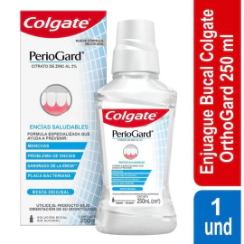 Enjuague Bucal Colgate Periogard X250Ml Sin Alcohol