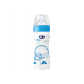 Mamadera Chicco Flow Sil Boy Well-Being 250 Ml