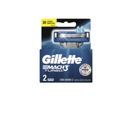 Cartuchos Para Afeitar Mach3 Turbo Diamond Cut X2Un