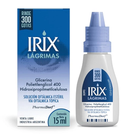Irix Lagrimas Solución Oftálmica 15ml