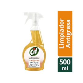 Limpiador Liquido Cif Antigrasa Biodegradable Gatillo X500Ml