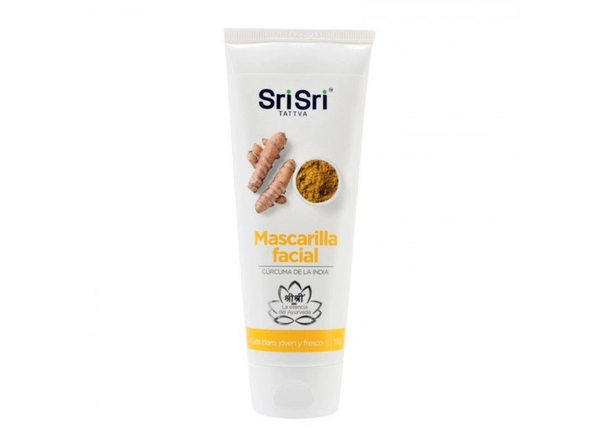 Mascarilla Facial Srisri con Curcuma x 100 gr.