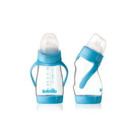 Mamadera Formato Angular Boca Ancha Con Asas 270Ml