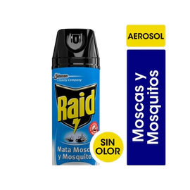 Raid Insecticida Aerosol P/ Moscas Y Mosquitos X360Cc S/ Olor