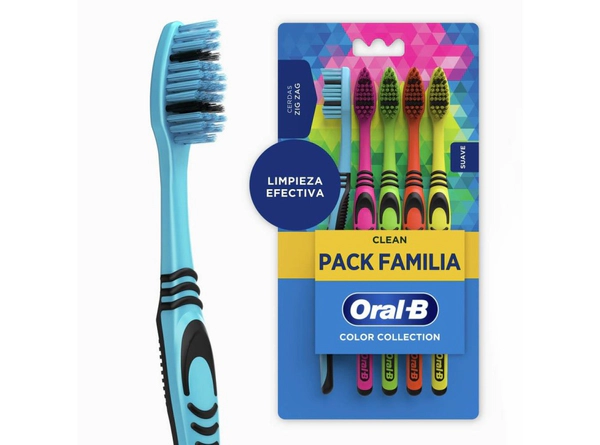 Cepillos Dentales Oral-B Clean Color Collection Suave 5 Un