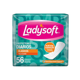 Protectores Diarios Ladysoft Clásicos X20Un