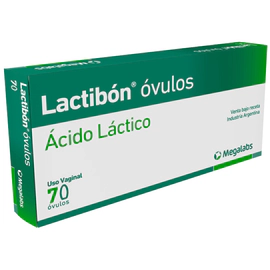 Regulador de pH vaginal Lactibon Ácido Láctico 7 ovulos