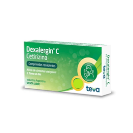 Dexalergin C Alivio de Síntomas de Alergia 20 comprimidos