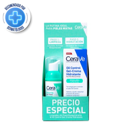 Rutina Piel Mixta: Limpiador + Gel-Crema Oil Control