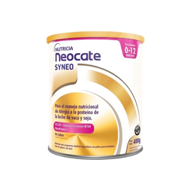 Neocate Syneo Fórmula Alergia Leche De Vaca Y Soja 400G