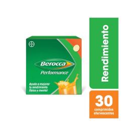 Berocca Suplemento Vitamínico X 30 Cmp Performance Efervescente