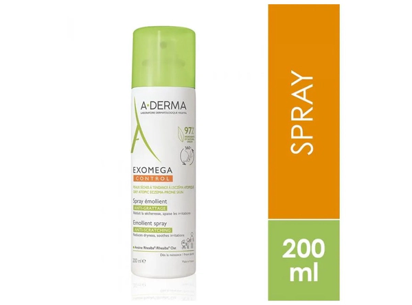 Aderma Control Spray Emoliente Aerosol x 200 Ml