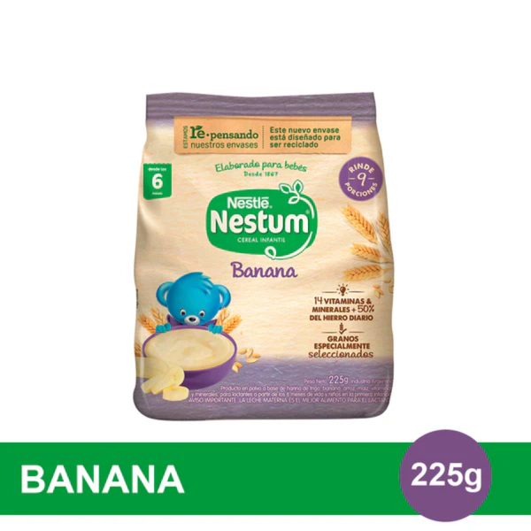 Cereal Infantil Nestum Banana X225gr
