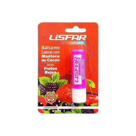 Lisfar Balsamo Labial Con Manteca De Cacao Frutos Rojos 1U