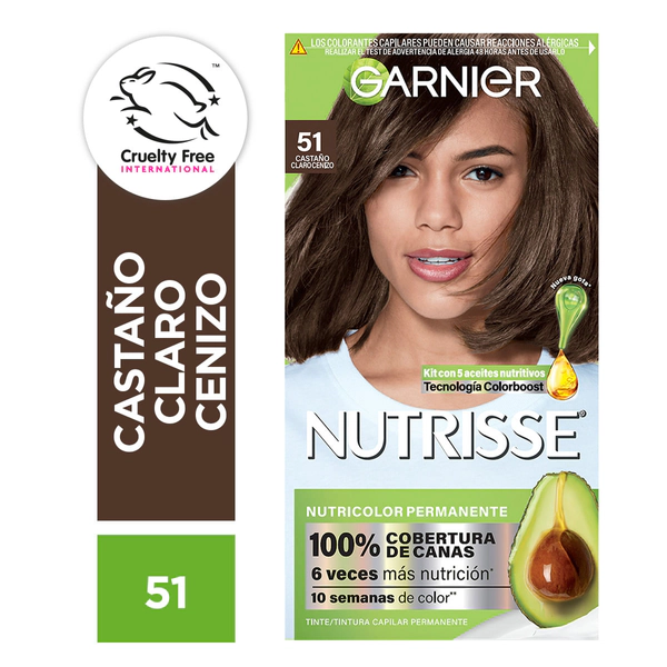 Nutrisse Clásico Kit Completo Coloración Permanente X 45 Gr