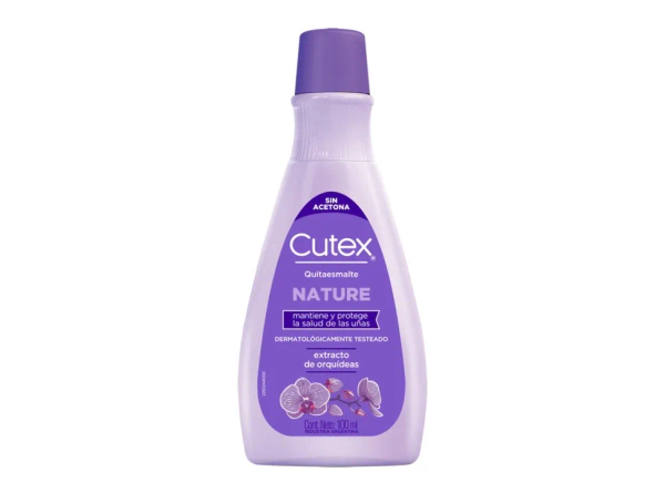 Cutex Quita Esmalte Nature Extracto Orquideas 100 ml