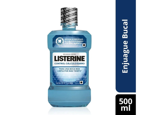 Enjuague Bucal Listerine Antisarro Larga Duración x500ml