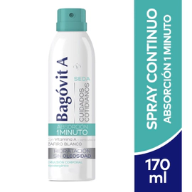 Emulsión Spray Continuo Absorción 1 min Bagóvit A 170 ml