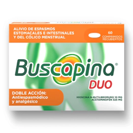 Buscapina Duo Antiespasmódico Analgésico 60 comprimidos recubiertos