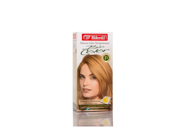 Coloración Biferdil Bio Kit 8.73 Rubio Claro Chocolate Dor